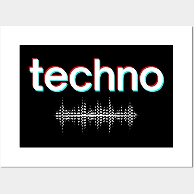 Techno Music Wall Art by Fanek